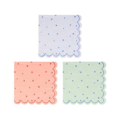 Star Pastel Paper Party Napkins- Small- 16pk S0107 - Pretty Day