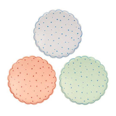 Star Pastel Paper Party Plate- Small - 8pk S9066 - Pretty Day