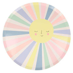 Sun Rainbow Party Plates - Large S1014 - Pretty Day