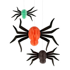 Hanging Honeycomb Spiders 12 pk. M1020 M1025 - Pretty Day