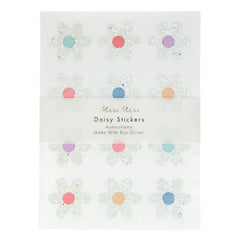 Glitter Daisy Sticker Sheets - Set of 8 S7028 - Pretty Day