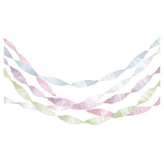 Pastel Crepe Paper Streamers- 5 pack S3053 - Pretty Day