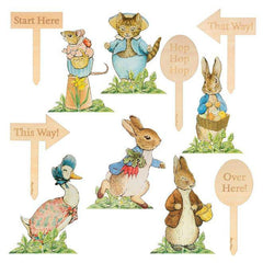 Meri Meri Peter Rabbit Easter Egg Hunt Sign Kit S7164 - Pretty Day