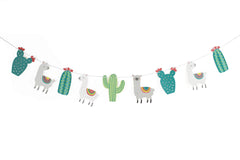 Llama and Cactus Party Garland 9ft S2165 - Pretty Day