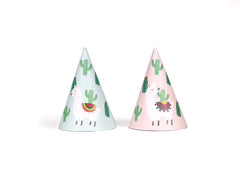 Llama and Cactus Party Hats 12pk S3047 - Pretty Day