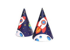 Trip To The Moon Party Hats 12pk S3070 - Pretty Day