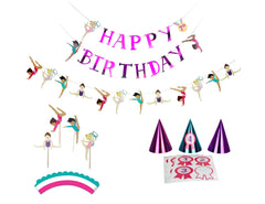 Gymnastics Birthday Party Decoration Kit S7162 - Pretty Day