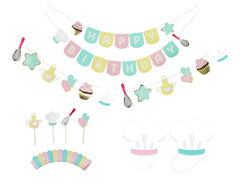 Little Bakers - Birthday Party Decoration Kit S7163 - Pretty Day