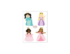 Pretty Princess Gift Bag Stickers 12pk S3030 - Pretty Day