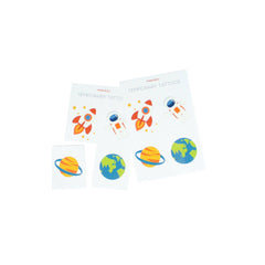 Trip To the Moon Temporary Tattoos - 2 Sheets S8073 - Pretty Day