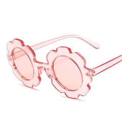 Power Flower Girls Kids Sunglasses - Clear Pink S3076 - Pretty Day
