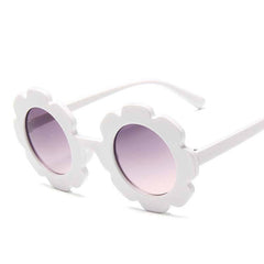 Power Flower Girls Kids Sunglasses UV400 - White S3057 - Pretty Day