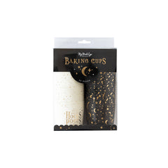 Gold Foil Hocus Pocus Food Cups - 50 pcs M0084 - Pretty Day