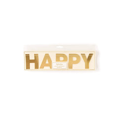 Gold Happy Birthday Garland S8049 - Pretty Day