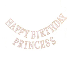 Happy Birthday Princess Banner S8130 - Pretty Day