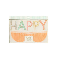 Happy Easter Fringed Banner - Set of 3 S9059 - Pretty Day