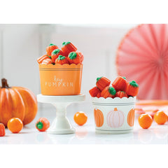 Harvest Pink/Orange Pumpkins Food Cups (50 pcs) M0146/47 - Pretty Day