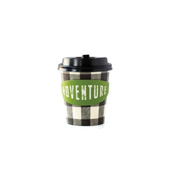 Adventure Buffalo Plaid To Go Hot Cups - Pack of 8 S8103 - Pretty Day