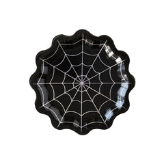 Halloween Holographic Spider Web Shaped Plates M0150 - Pretty Day