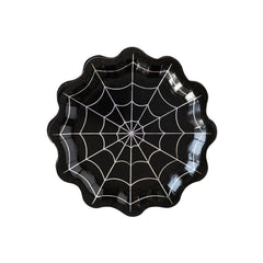 Halloween Holographic Spider Web Shaped Plates M0150 - Pretty Day