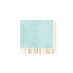 Blue and Ivory Fringe Napkins- Small S1106 - Pretty Day