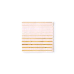 Blush Striped Napkins 18pk S4146 - Pretty Day