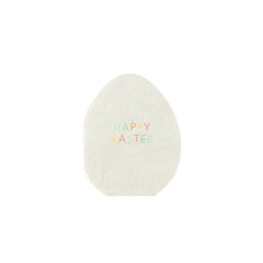 Easter Egg Shaped Large Paper Napkins - 24 Pack S9102 - Pretty Day