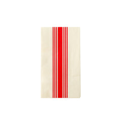 Hamptons Red Stripe Paper Guest Towel - 18 pack S0008 - Pretty Day