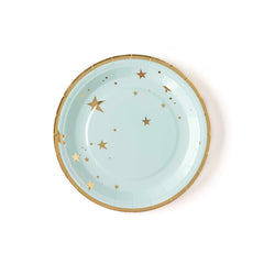 9" Baby Blue Star Party Plates - 12 Pack S7127 - Pretty Day