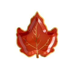 Thanksgiving Maple Leaf Shaped 7" Plate - 8 Pack S5124 - Pretty Day