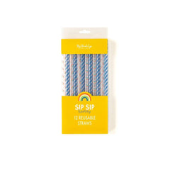Rainbow Reusable Straws - 12 Pack S3023 - Pretty Day