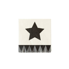 Vintage Halloween Star Fringe Cocktail Napkin Small 24pk. M0018 - Pretty Day