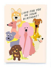 Loving Dogs Birthday Greeting Card - Noi Publishing - Pretty Day