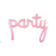 Pink Party Script Phrase Balloon S4033 - Pretty Day