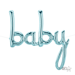 Baby Script Balloon Blue S2066 - Pretty Day
