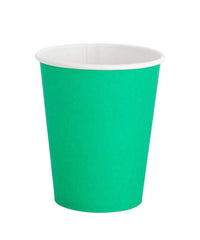 Green Paper Party Cups - 8 Pack S4182 - Pretty Day