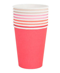 Shades of Pink Cups - 8 Pack S7156 - Pretty Day