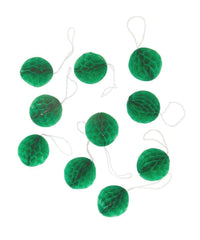 2" Green Honeycomb Mini Balls - 10 Pack S3138 - Pretty Day