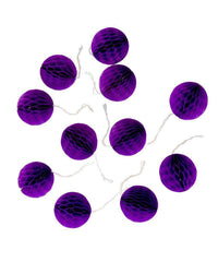 2" Purple Honeycomb Mini Balls - 10 Pack S2095 - Pretty Day