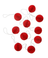 2" Red Honeycomb Mini Balls - 10 Pack S0109 - Pretty Day