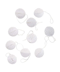 2" White Honeycomb Mini Balls - 10 Pack S2100 - Pretty Day
