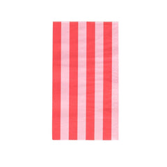 Blush & Cherry Striped Dinner Napkins - Large S7063 - Pretty Day