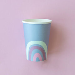 Rainbow Bloom Paper Cup Set - 8pk S8136 - Pretty Day