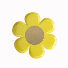 Small Daisy  Plate- Yellow - 8pk S1060 S111678 - Pretty Day