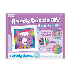 Lovely Llama Razzle Dazzle D.IY. Gem Art Kit S8048 - Pretty Day