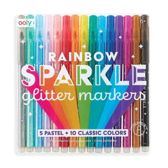 Rainbow Sparkle Glitter Markers S8096 - Pretty Day