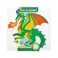 Colorific Canvas Paint by Number Kit - Fantastic Dragon S8029 - Pretty Day