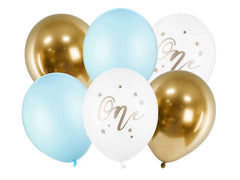 Blue 1st Birthday Balloon Bouquet S0028 - Pretty Day