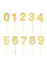 3" Number Cake Topper - Pretty Day