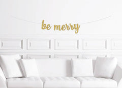 Be Merry Banner - Pretty Day